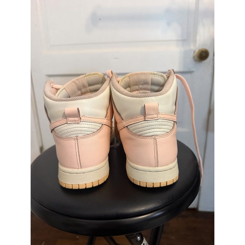 Nike Dunk High Orange Pearl Pink Sail White Sneakers DD1869-104 Womens 9 - Picture 5 of 7